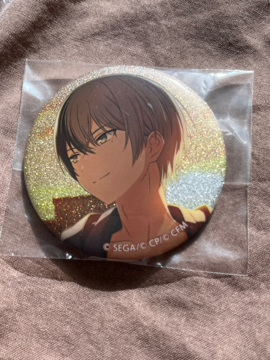 Project Sekai - Toya Aoyagi “From Now on and Always” Circle Glitter Badge [UNTRAINED]