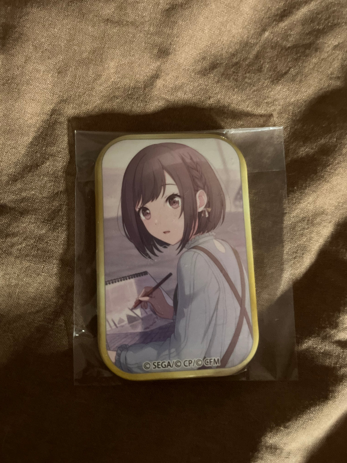 Project Sekai - Ena Shinonome “Reeling in the Lights” Square Badge [UNTRAINED]