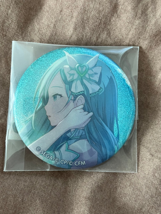 Project Sekai - Shizuku Hinomori “Let's Deliver! HOPEFUL STAGE ♪” Circle Glitter Badge [TRAINED]