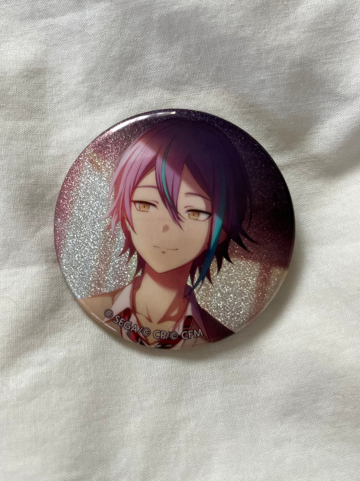 Project Sekai - Rui Kamishiro “Evening Discussion” Circle Glitter Badge [UNTRAINED]