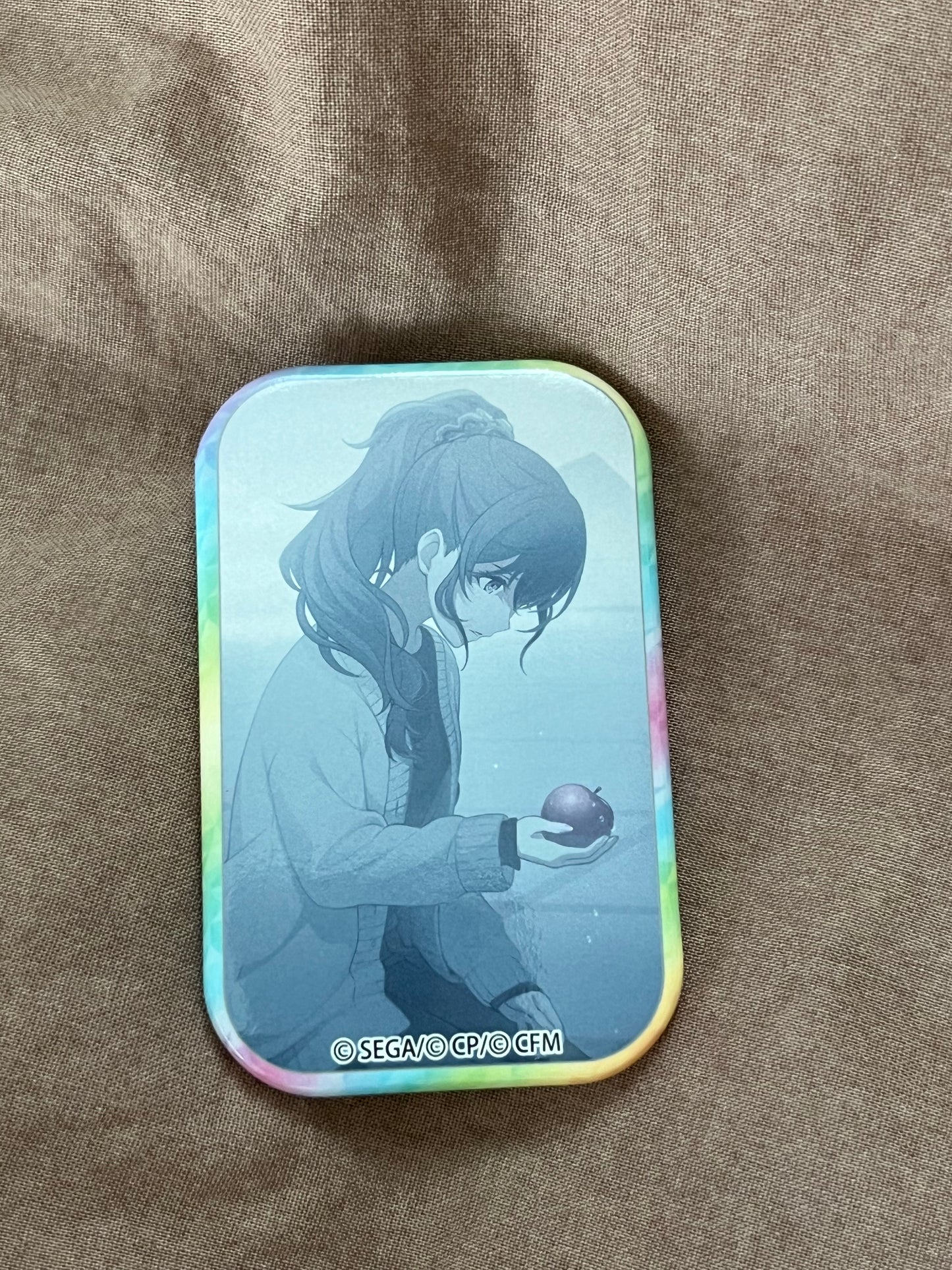 Project Sekai - Mafuyu Asahina "Searching for Sunken Shadows" Square Badge [UNTRAINED]