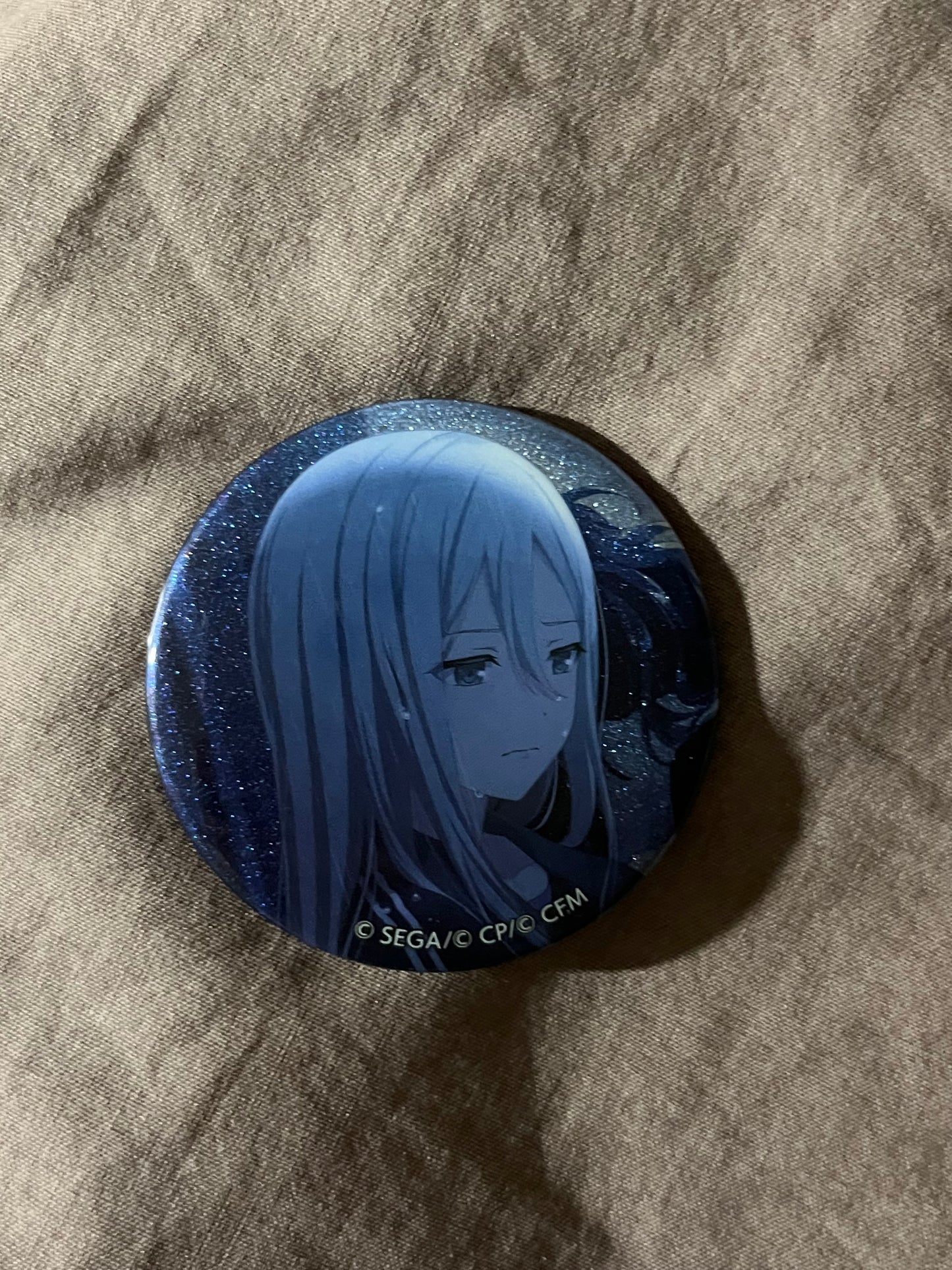 Project Sekai - Kanade Yoisaki "Close to heart" Circle Glitter Badge [UNTRAINED]