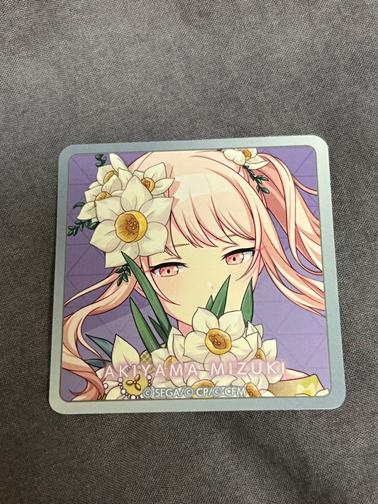 Project Sekai - Mizuki Akiyama “Unsatisfied Pale Color” Square Sticker