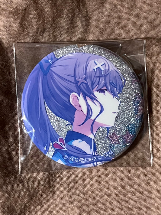 Project Sekai - Mafuyu Asahina “Someday, This Wish Will Transcend the Morning Sky” Circle Glitter Badge [TRAINED]