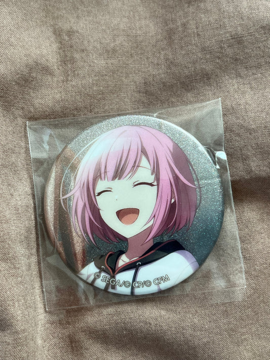 Project Sekai - Emu Otori "The Song of a Canary in Crisis" Glitter Badge [UNTRAINED]