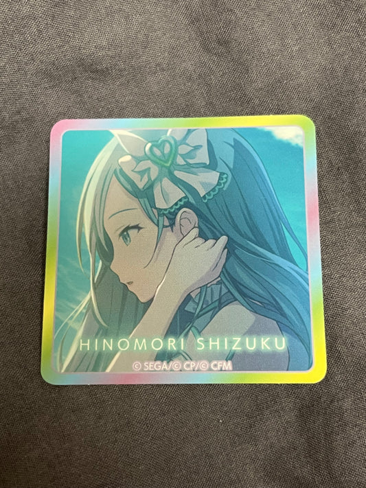 Project Sekai - Shizuku Hinomori “Let's Deliver! HOPEFUL STAGE ♪” Square Sticker [TRAINED]