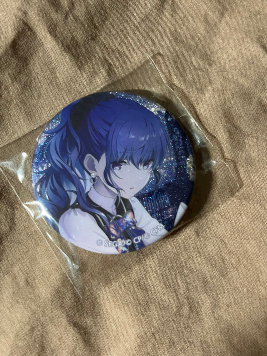Project Sekai - Mafuyu Asahina “Knowing the Unseen” Circle Glitter Badge [TRAINED]