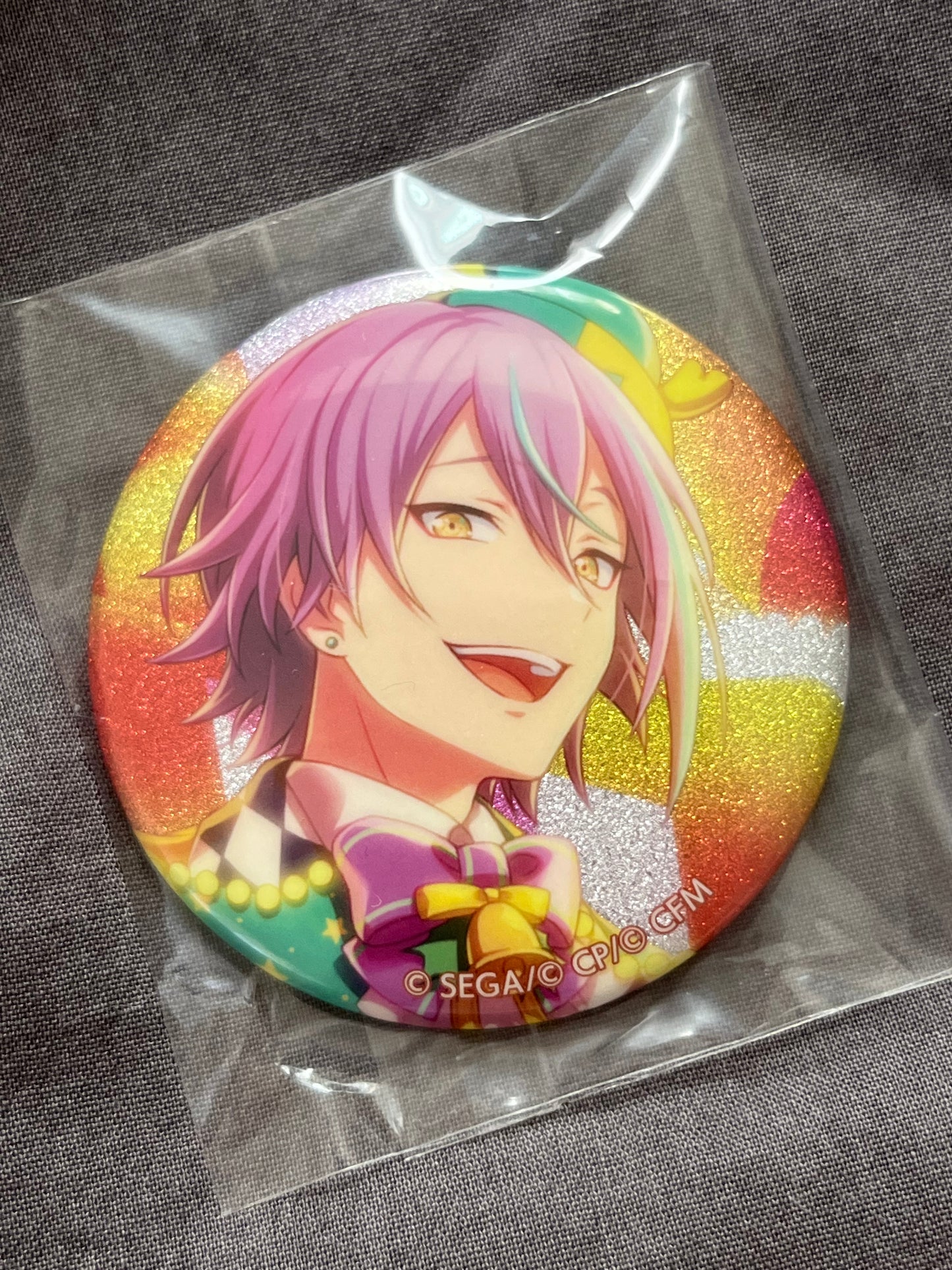 Project Sekai - Rui Kamishiro "Sound Sleep" Circle Glitter Badge [TRAINED]