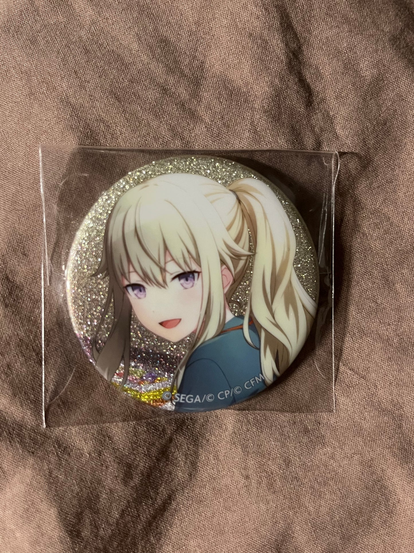 Project Sekai - Nene Kusanagi “Backlight Lens Flare” Circle Glitter Badge [UNTRAINED]