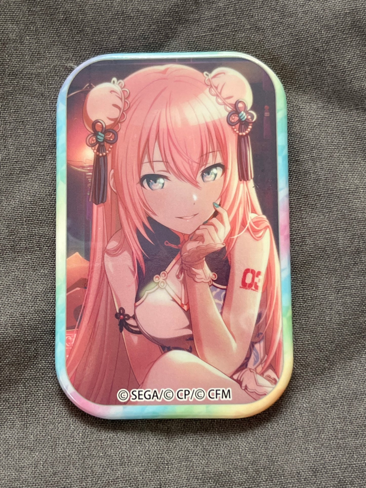 Project Sekai - Megurine Luka "What Do Kappas Like?" Square Badge [TRAINED]
