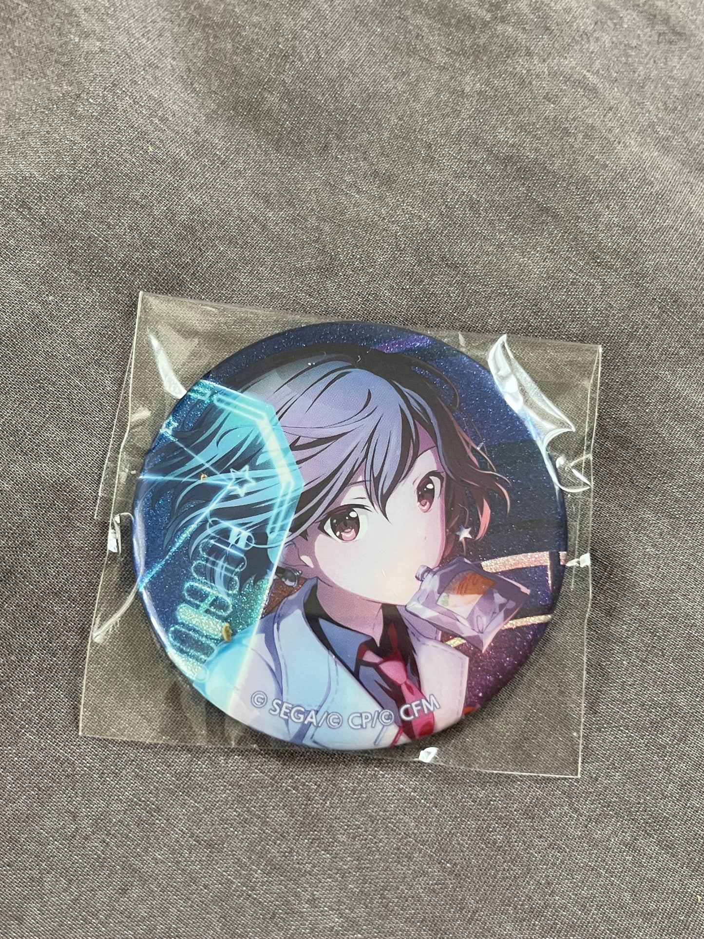 Project Sekai - MEIKO “Get over it.” Circle Glitter Badge [TRAINED]