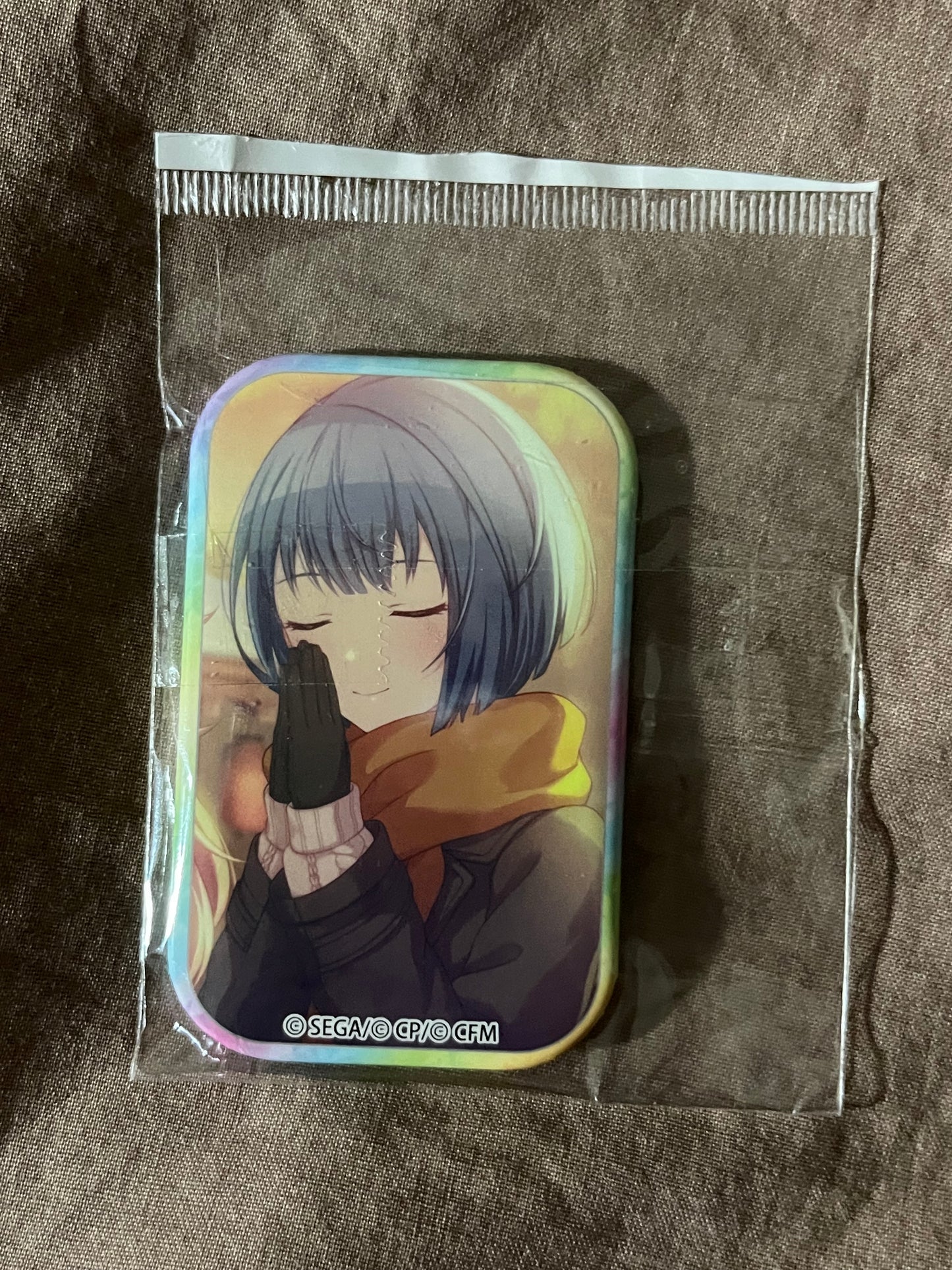 Project Sekai - Haruka Kiritani “Beyond Prayers, the Tomorrow We Wish for Is...” Square Badge [UNTRAINED]