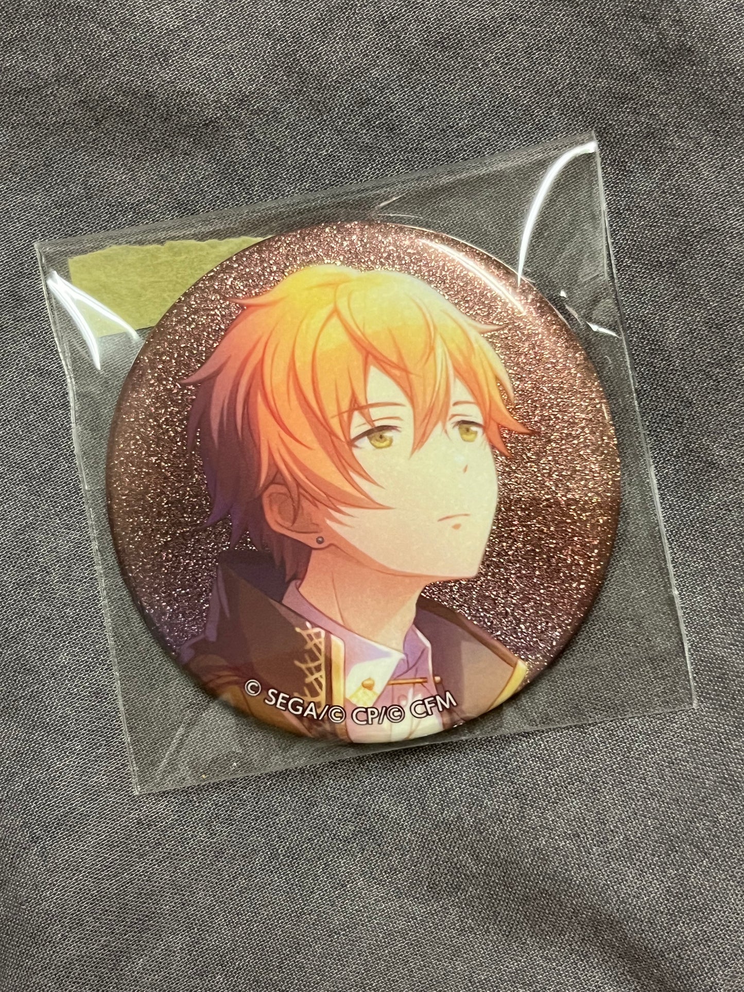 Project Sekai - Akito Shinonome “Period of NOCTURNE” Circle Glitter Badge [TRAINED]