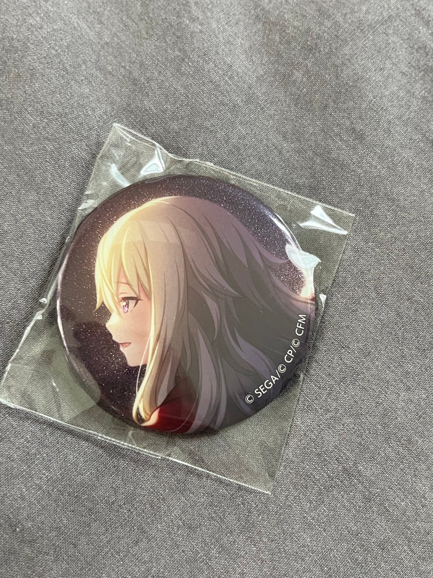 Project Sekai - Nene Kusanagi “On a Holy Night, with This Singing Voice” Circle Glitter Badge [UNTRAINED]