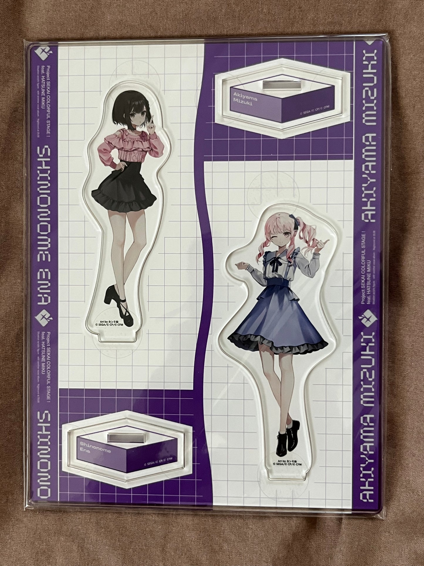 Project Sekai - Ena Shinonome + Mizuki Akiyama "Another Vocal Album" Acrylic Stand