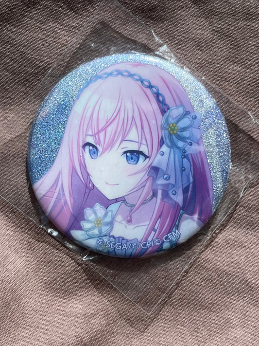 Project Sekai - Megurine Luka "A New Member Arrives♪" Circle Glitter Badge [TRAINED]