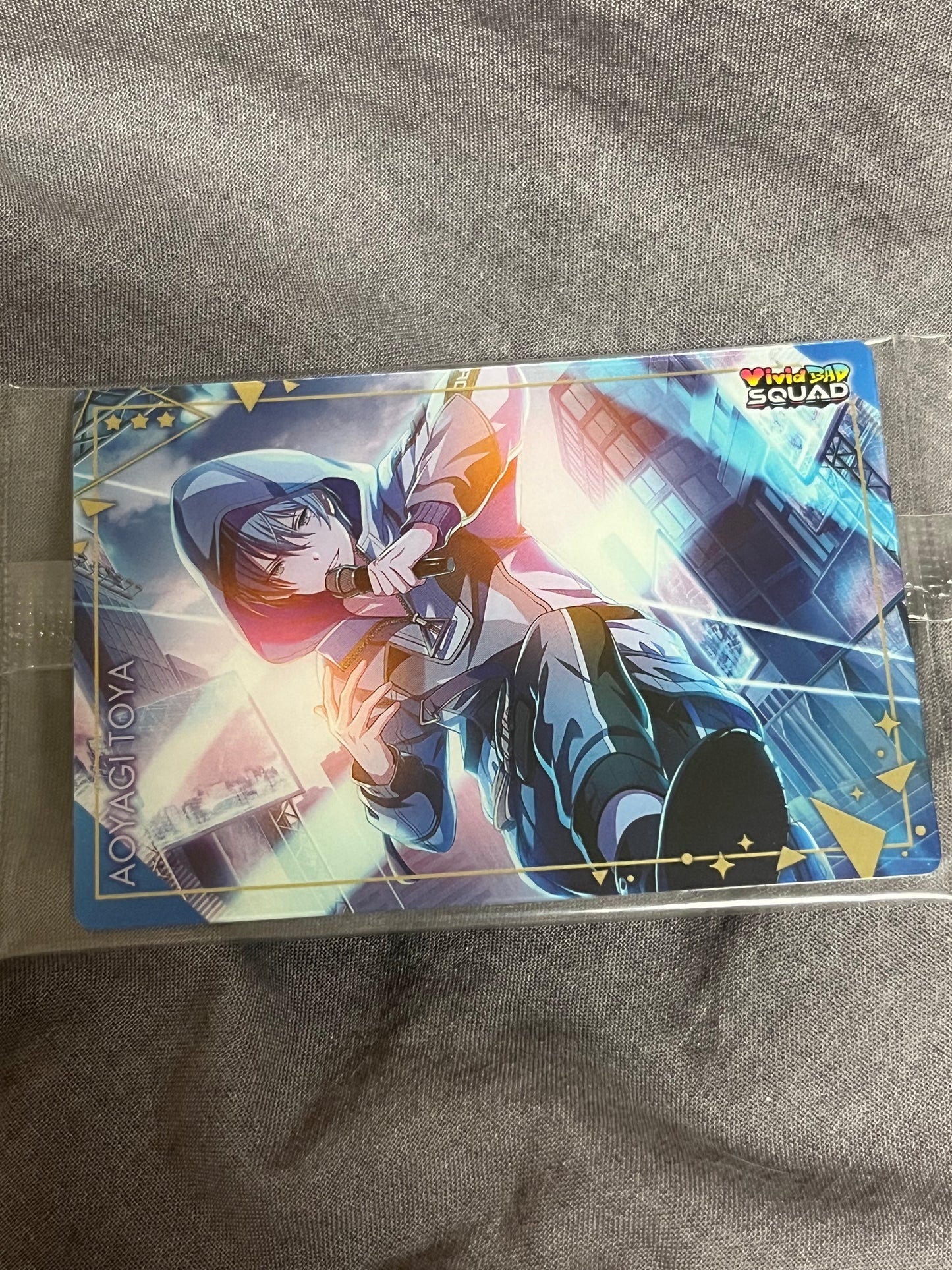 Project Sekai - Toya Aoyagi “Someday, with Our Lyrics Joined Back-to-Back” Wafer Card