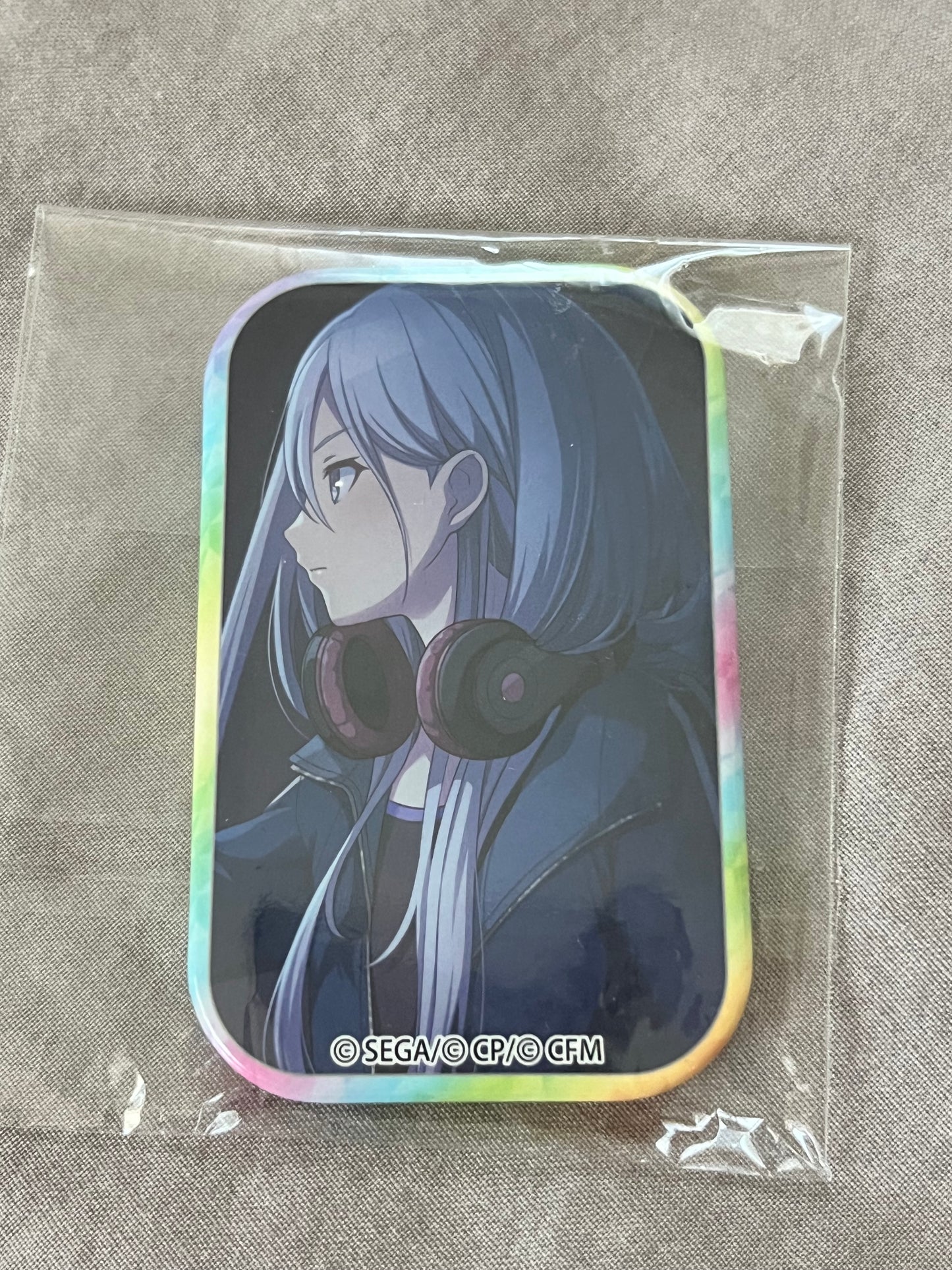 Project Sekai - Kanade Yoisaki “Insatiable Pale Color” Square Badge [UNTRAINED]