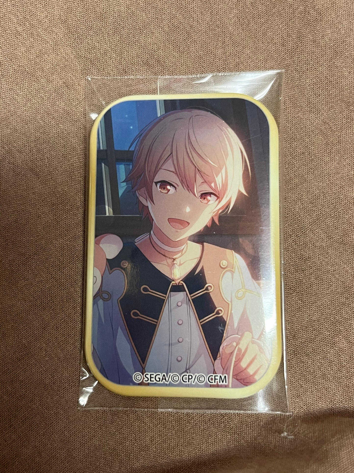 Project Sekai - Tsukasa Tenma "To The Gleaming Stars Halfway Through a Dream" Square Badge [TRAINED]