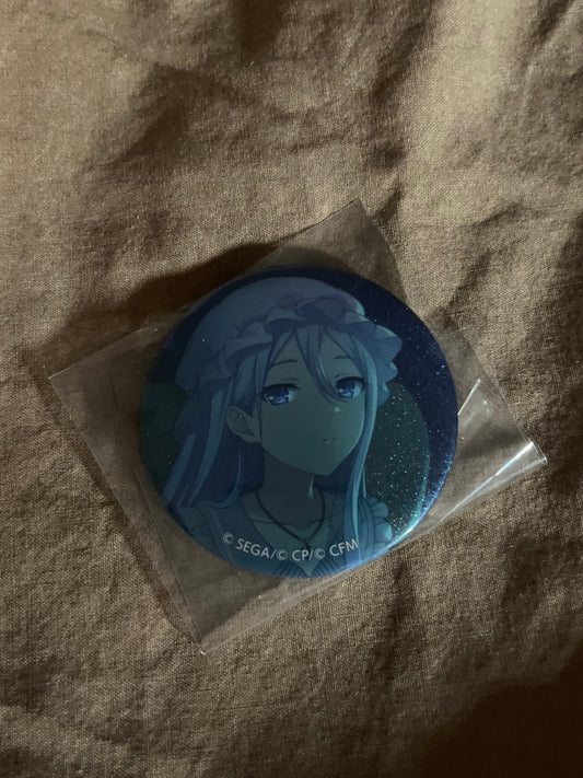 Project Sekai - Kanade Yoisaki “And Now, the Ribbon Is Tied” Circle Glitter Badge [TRAINED]