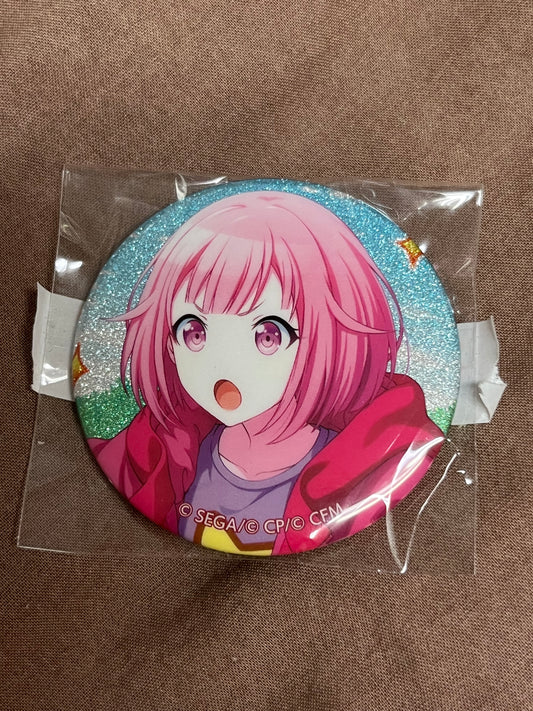 Project Sekai - Emu Otori "The Phoenix in the Distant Sky" Circle Glitter Badge [UNTRAINED]