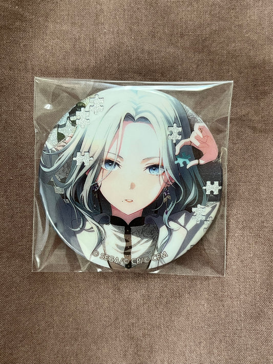 Project Sekai - Shizuku Hinomori “Beside Unchanging Warmth” Circle Glitter Badge [TRAINED]