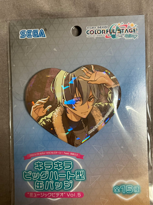 Project Sekai - Toya Aoyagi "Gekkou 2DMV" Heart Badge