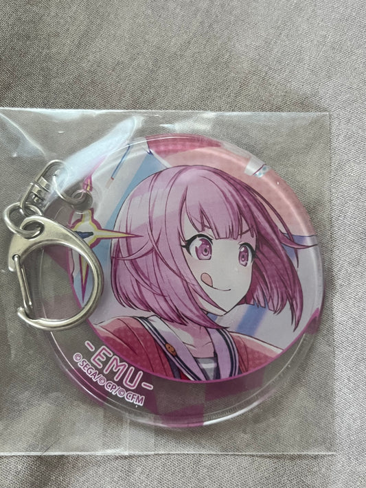 Project Sekai - Emu Otori “Release Celebration” Yawaraka Clear Charm Keychain [UNTRAINED]