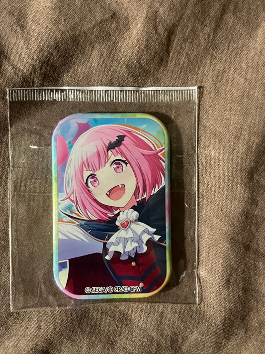 Project Sekai - Emu Otori “Standing Next to the Kind and Gentle You” Square Badge [UNTRAINED]