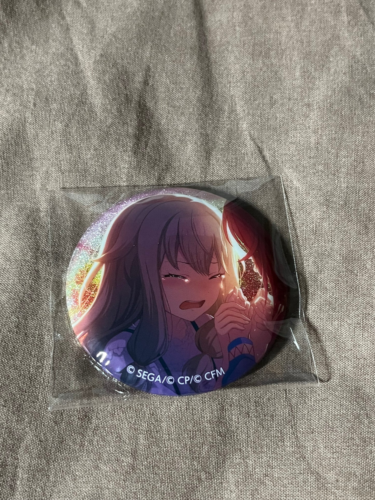 Project Sekai - Nene Kusanagi “Our Happy Ending” Circle Glitter Badge [UNTRAINED]