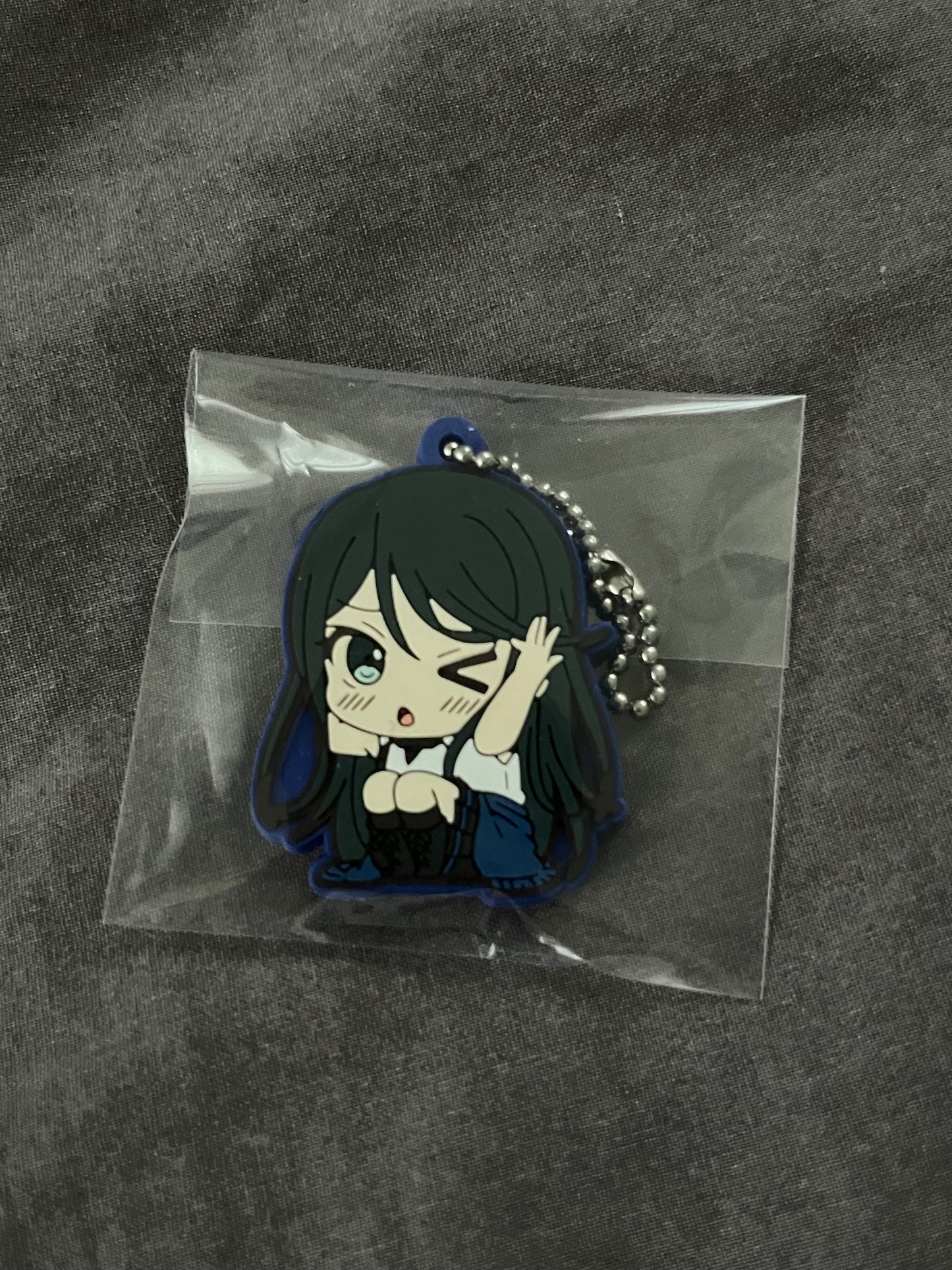 Project Sekai - Ichika Hoshino “ViVimus Crouch” Rubber Keychain