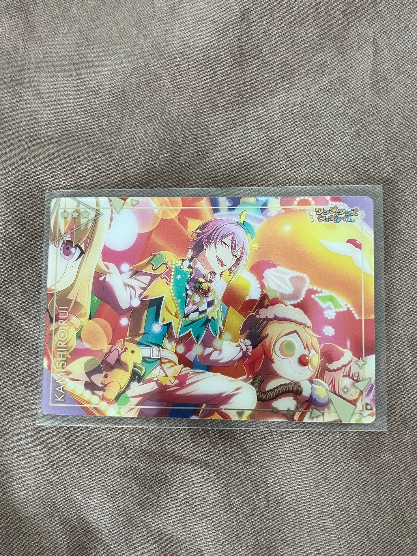 Project Sekai - Rui Kamishiro “On a Holy Night, with This Singing Voice” Wafer Card