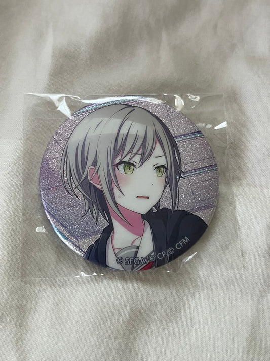 Project Sekai - Shiho Hinomori “Unbeatable Gaze” Circle Glitter Badge [UNTRAINED]