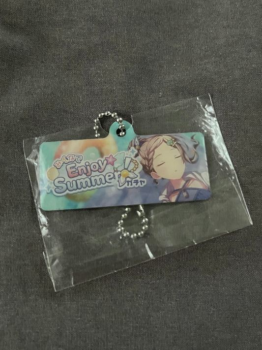 Project Sekai - Honami Mochizuki “Let's Have the Absolute Best Summer!” Metal Event Keychain [TRAINED]