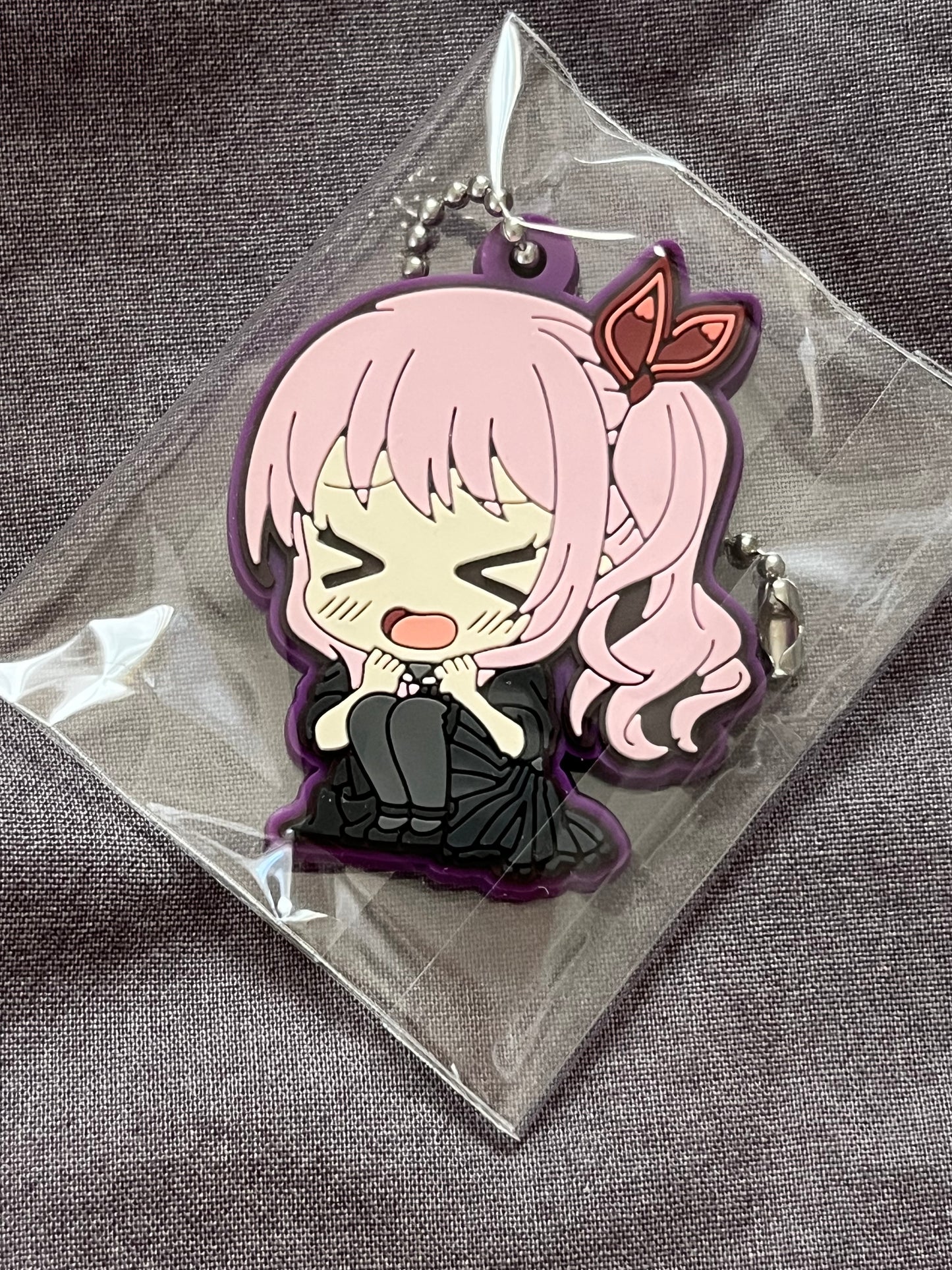 Project Sekai - Mizuki Akiyama “ViVimus Crouch” Rubber Keychain