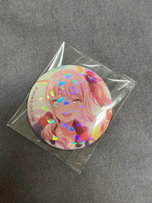Project Sekai - Mizuki Akiyama “Friendship Found on the Rooftop” Circle Holographic Badge [TRAINED]