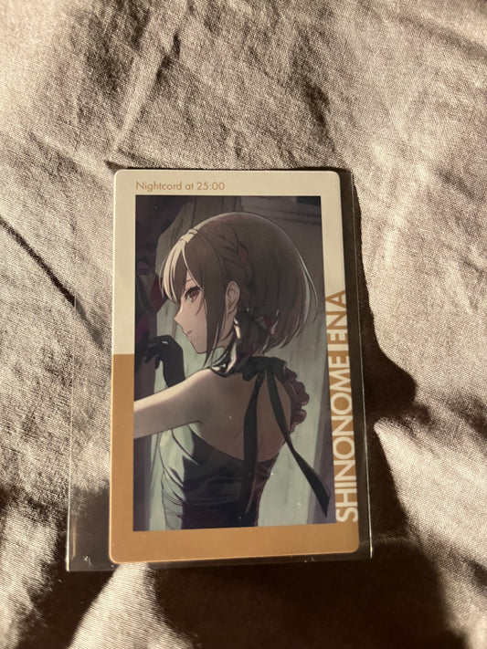 Project Sekai - Ena Shinonome “Reeling in the Lights” ePick Card [TRAINED]