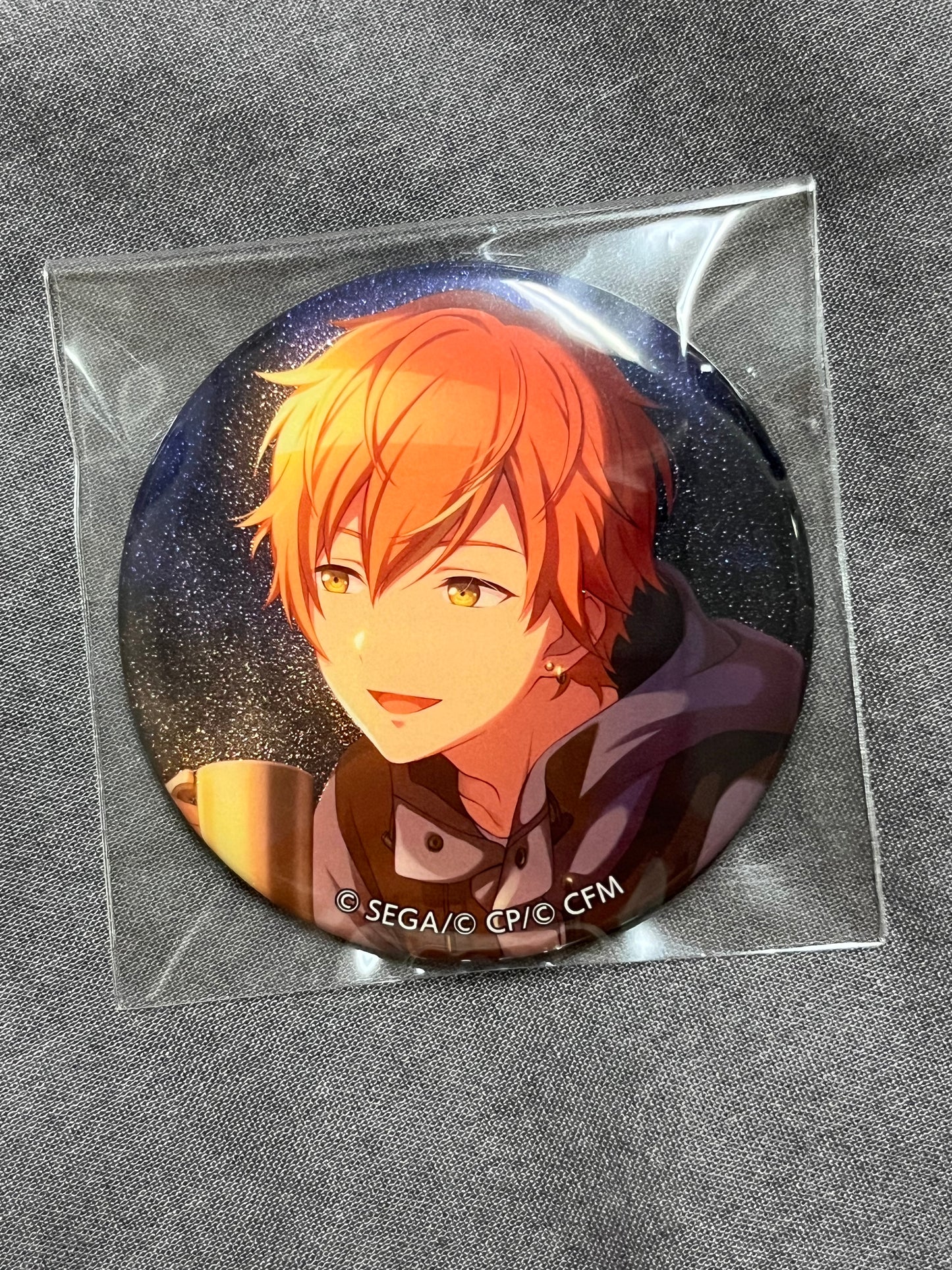 Project Sekai - Akito Shinonome “Same Dreams,Same Colors” Circle Glitter Badge [UNTRAINED]