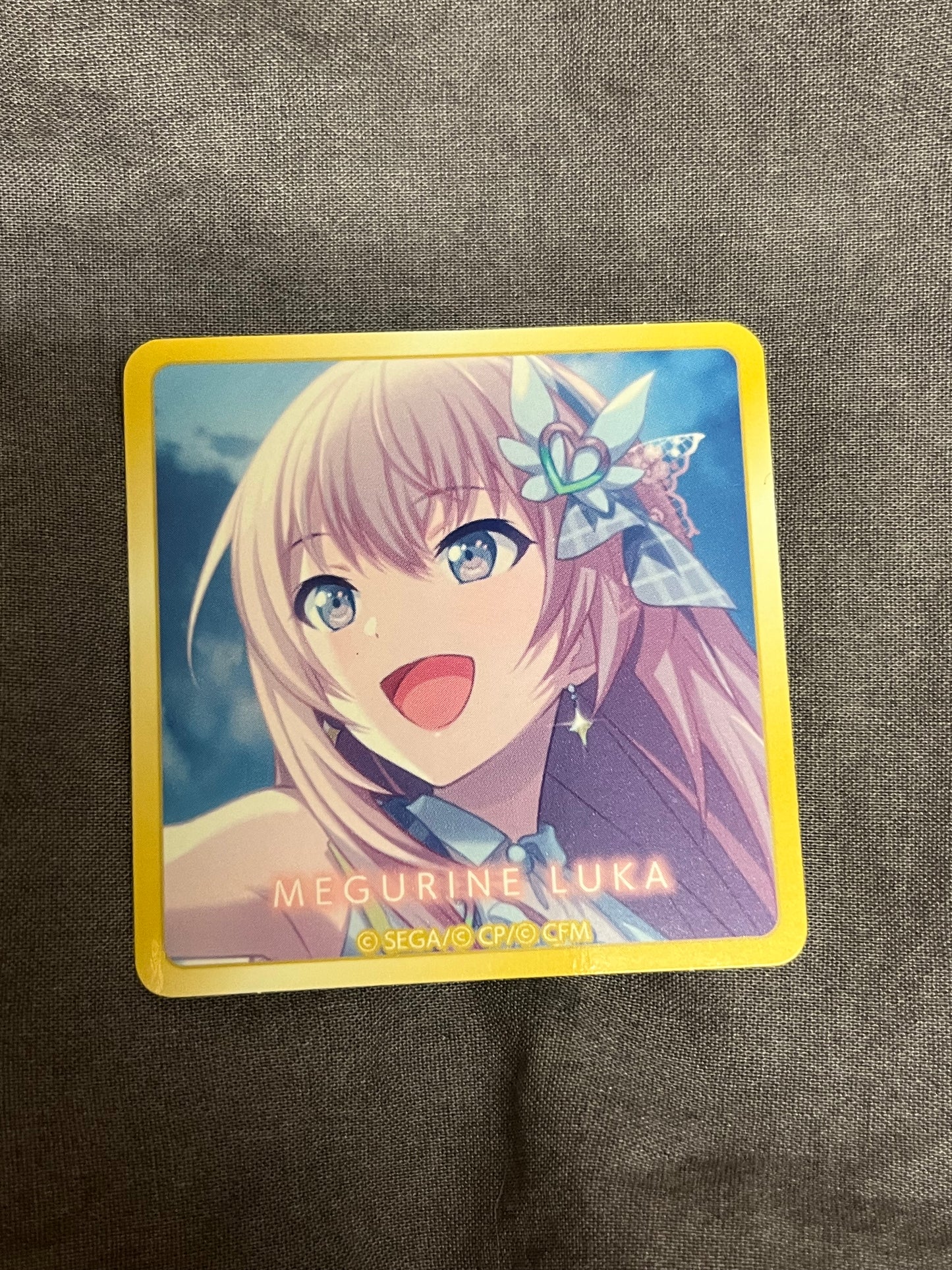 Project Sekai - Megurine Luka “Let's Deliver! HOPEFUL STAGE ♪” Square Sticker [TRAINED]