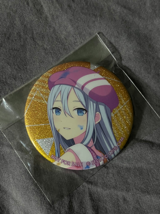 Project Sekai - Kanade Yoisaki “Paint What You Love ♪ Rainbow Canvas” 2☆ Circle Glitter Badge