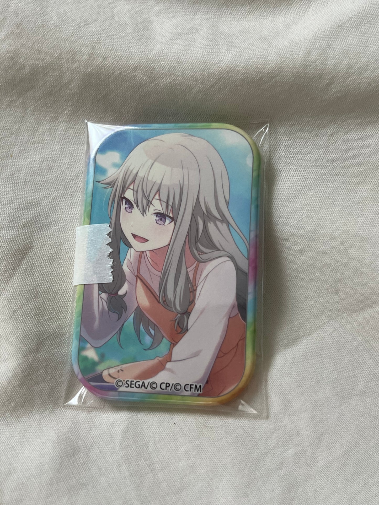 Project Sekai - Nene Kusanagi “Toward One's Admiration” Square Badge [UNTRAINED]
