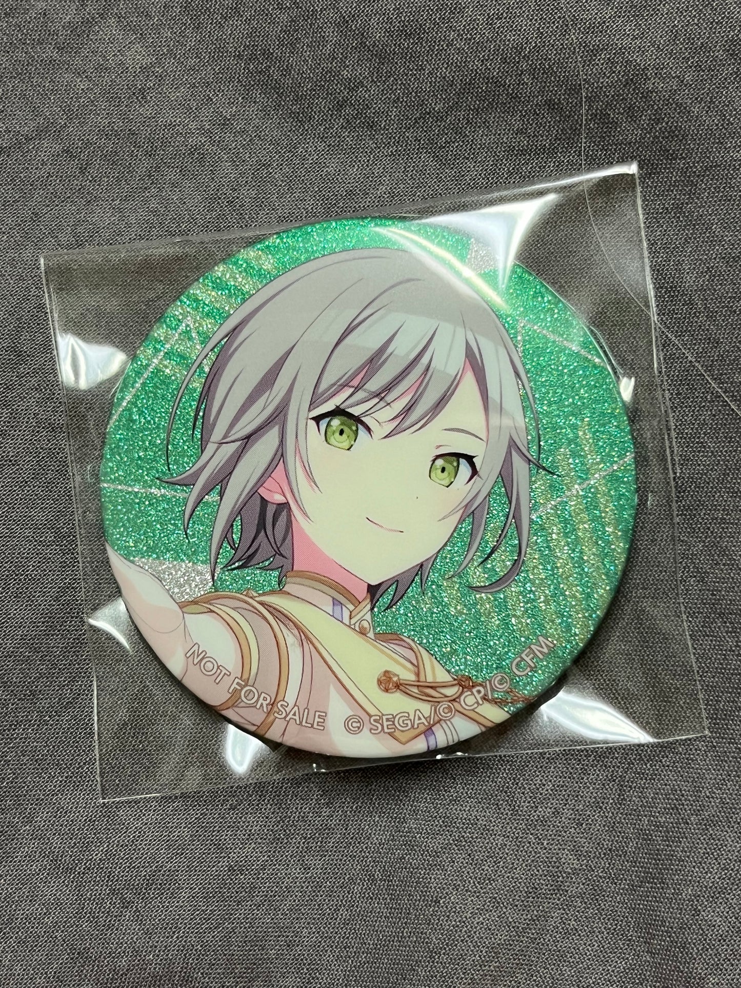 Project Sekai - Shiho Hinomori “Draw Your Bow in This White World” 2☆ Circle Glitter Badge
