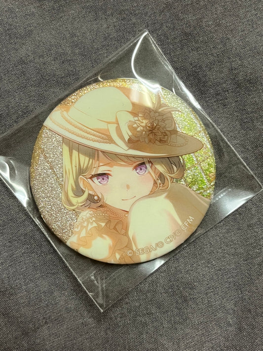Project Sekai - Nene Kusanagi “Wedding Live ♡ With Everyone!” Circle Glitter Badge [TRAINED]