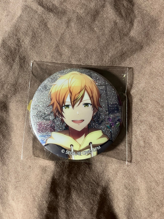 Project Sekai - Akito Shinonome “THE POWER OF UNITY” Circle Glitter Badge [UNTRAINED]