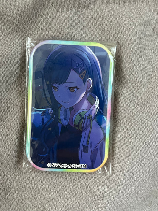 Project Sekai - An Shiraishi  “Even Though We're Partners” Square Badge [UNTRAINED]