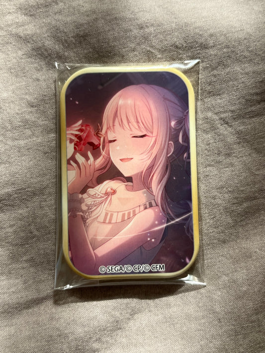 Project Sekai - Mizuki Akiyama "Long-Awaited Notification" Square Badge [TRAINED]