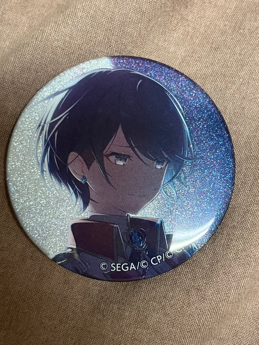 Project Sekai - Ichika Hoshino “Relax Teatime” Circle Glitter Badge [TRAINED]