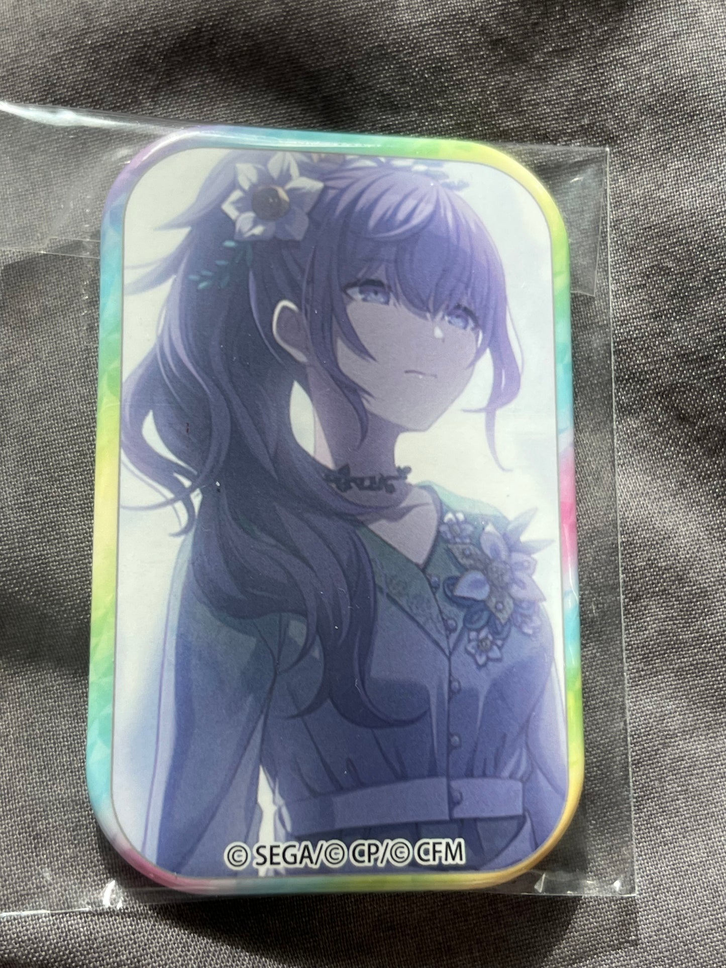 Project Sekai - Mafuyu Asahina “Thrown Words” Square Badge [TRAINED]