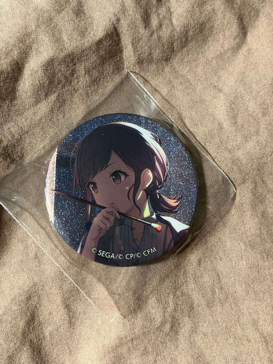 Project Sekai - Ena Shinonome “Colorful Festival” Circle Glitter Badge [TRAINED]