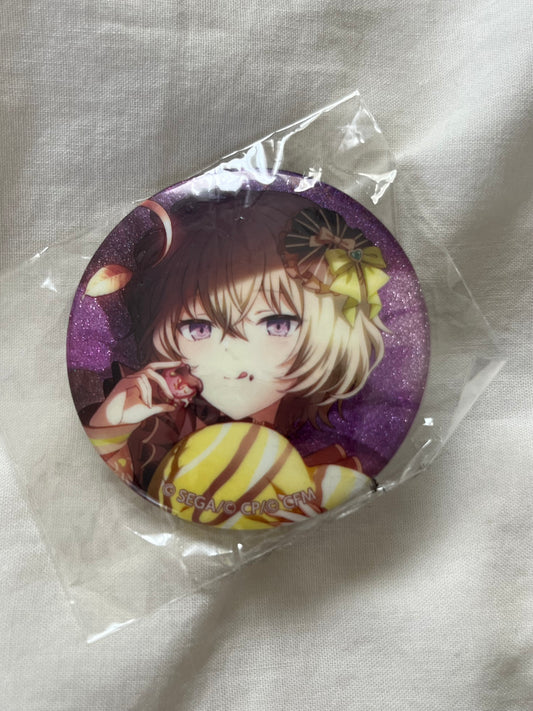 Project Sekai - Nene Kusanagi “Imagining the Reciever” Circle Glitter Badge [TRAINED]
